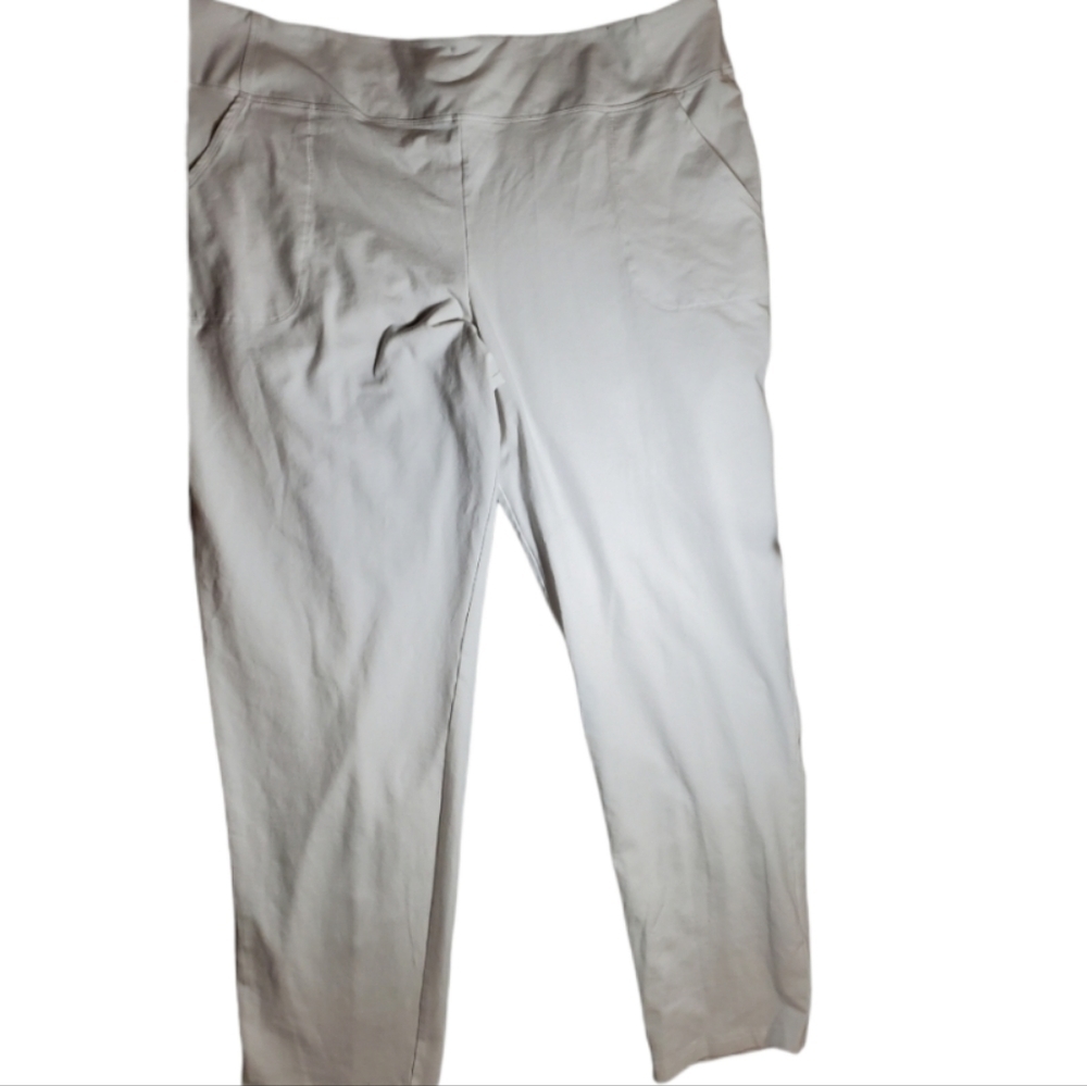 WOMEN WITH CONTROL white trouser leggings 3XT